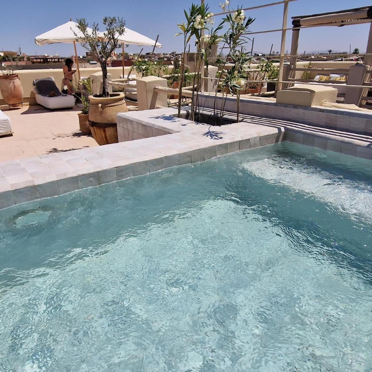 Le Singe Rose Bed & Breakfast Marrakesh Exterior foto