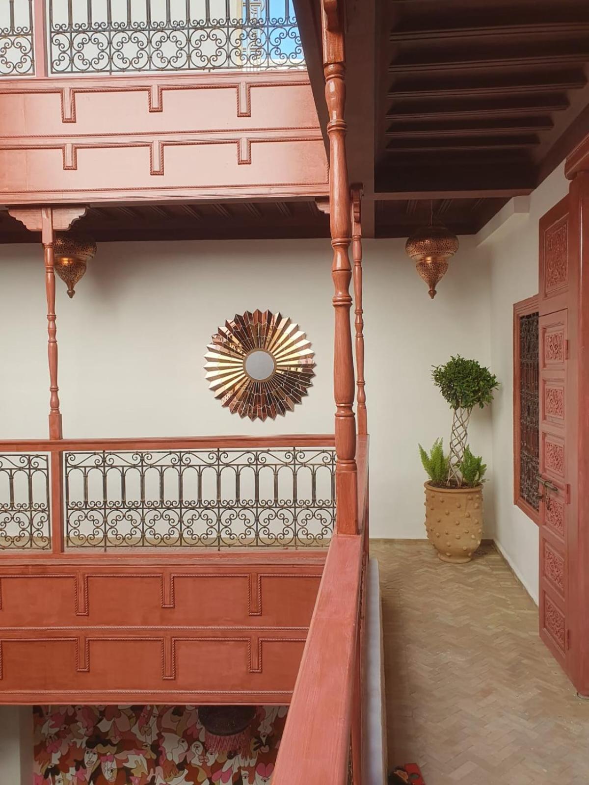Le Singe Rose Bed & Breakfast Marrakesh Exterior foto