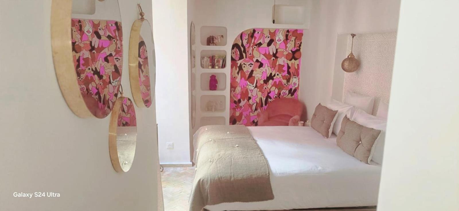 Le Singe Rose Bed & Breakfast Marrakesh Exterior foto