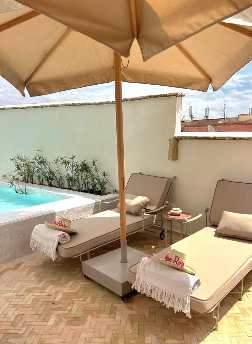 Le Singe Rose Bed & Breakfast Marrakesh Exterior foto