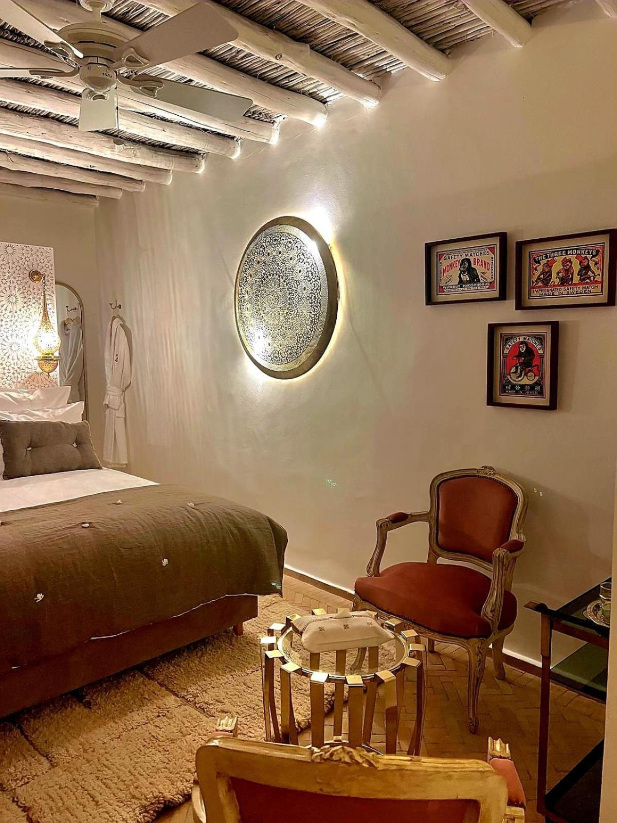 Le Singe Rose Bed & Breakfast Marrakesh Exterior foto
