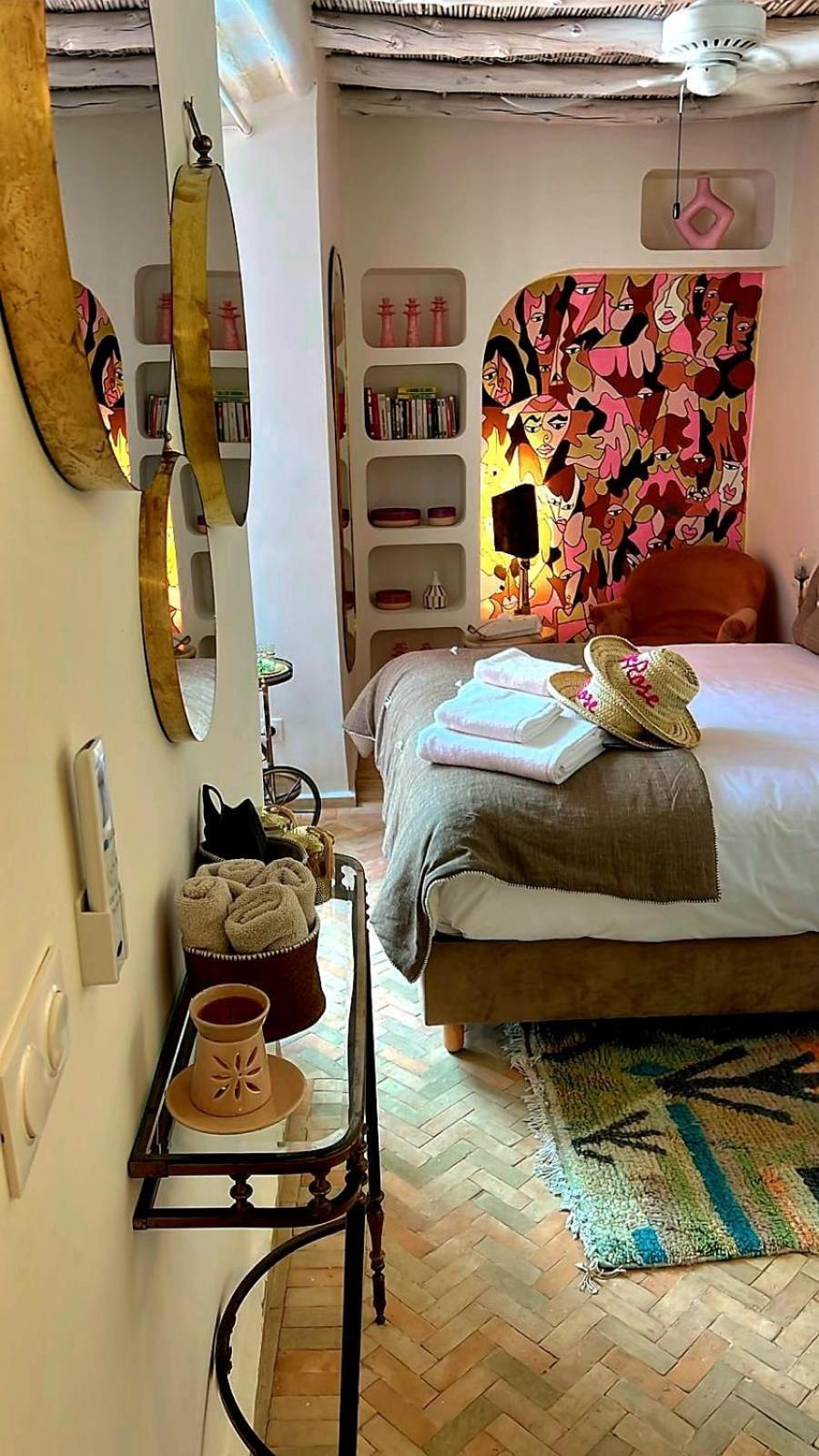 Le Singe Rose Bed & Breakfast Marrakesh Exterior foto